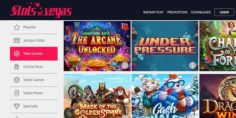 Slots of Vegas casino screenshot
