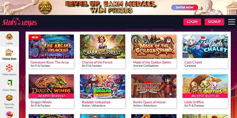 Slots of Vegas casino screenshot